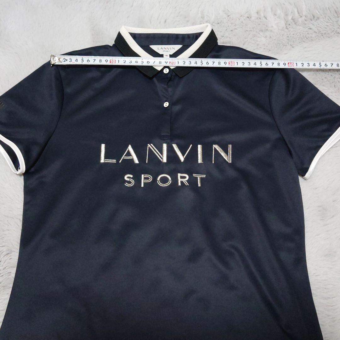 LANVIN SPORTランバン ネイビー ポロシャツ 40【美品】