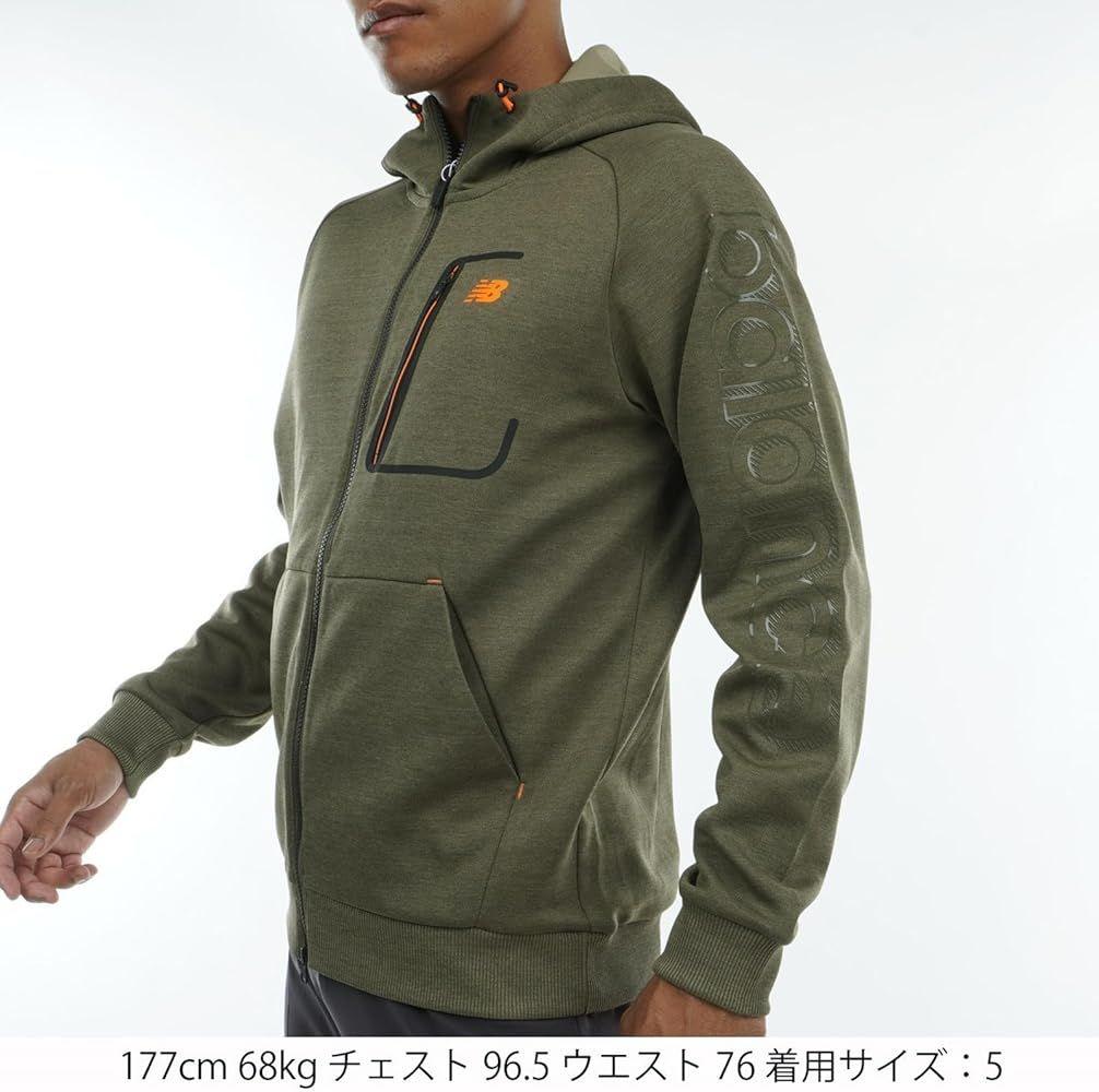 【新品】New Balance ゴルフウェア スウェットフルジップパーカー 6
