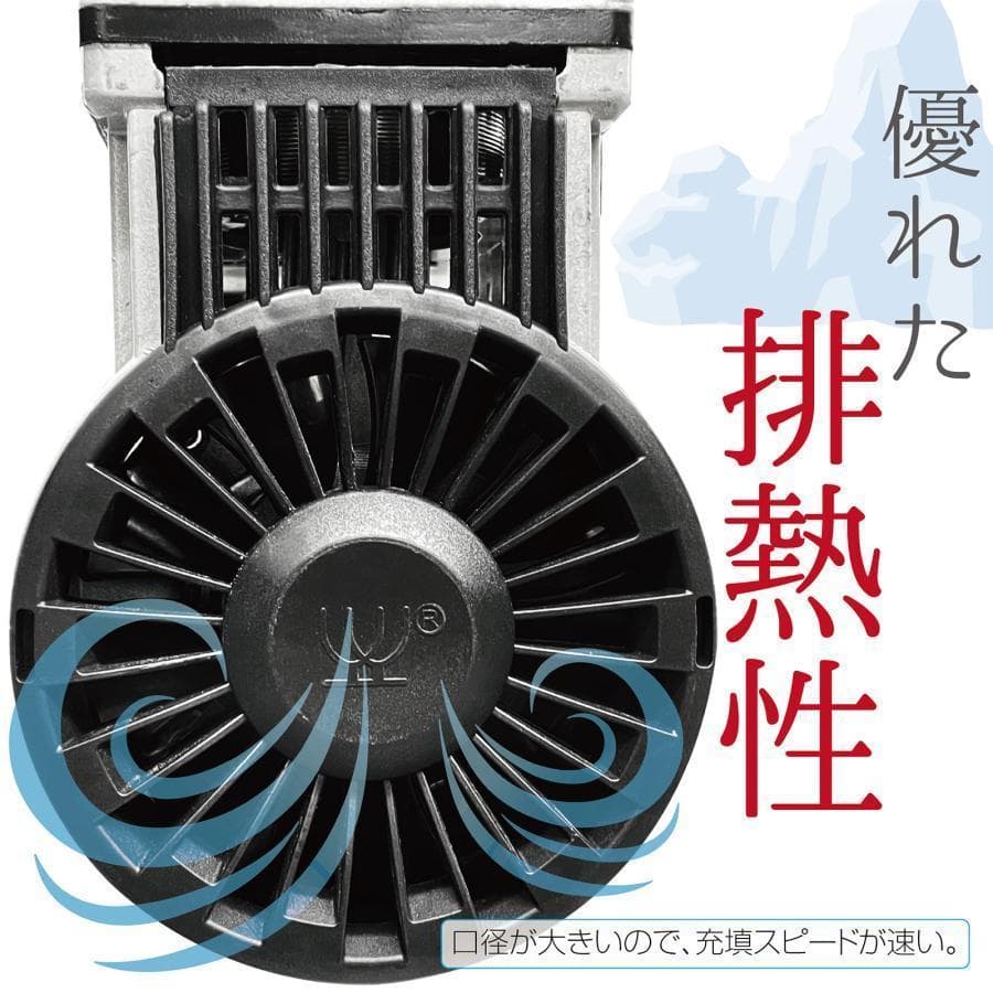 B2228エアーコンプレッサー 100v 圧力計 業務用 40l静音 大容量　白