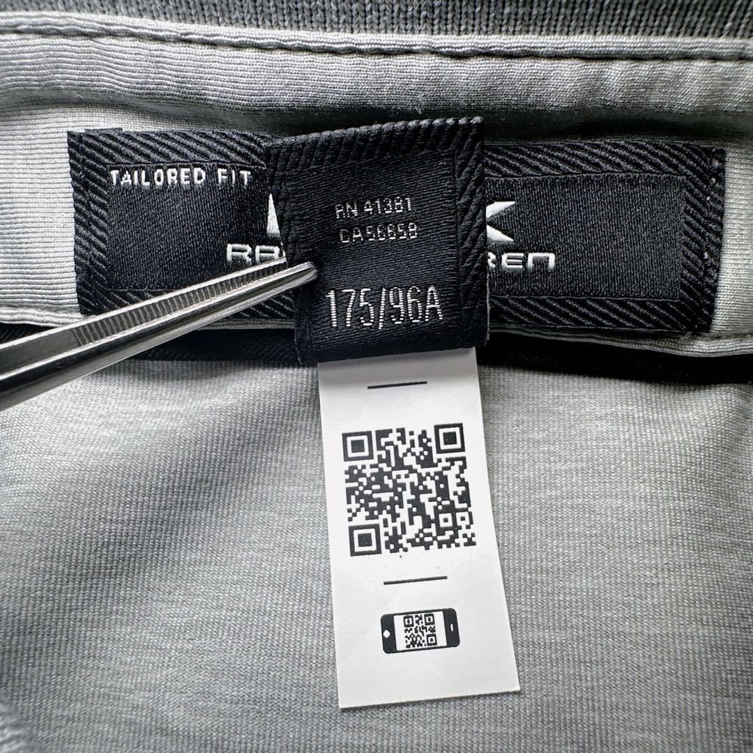 極美品✨RLX RALPH LAUREN ポロシャツ Mサイズ グレー