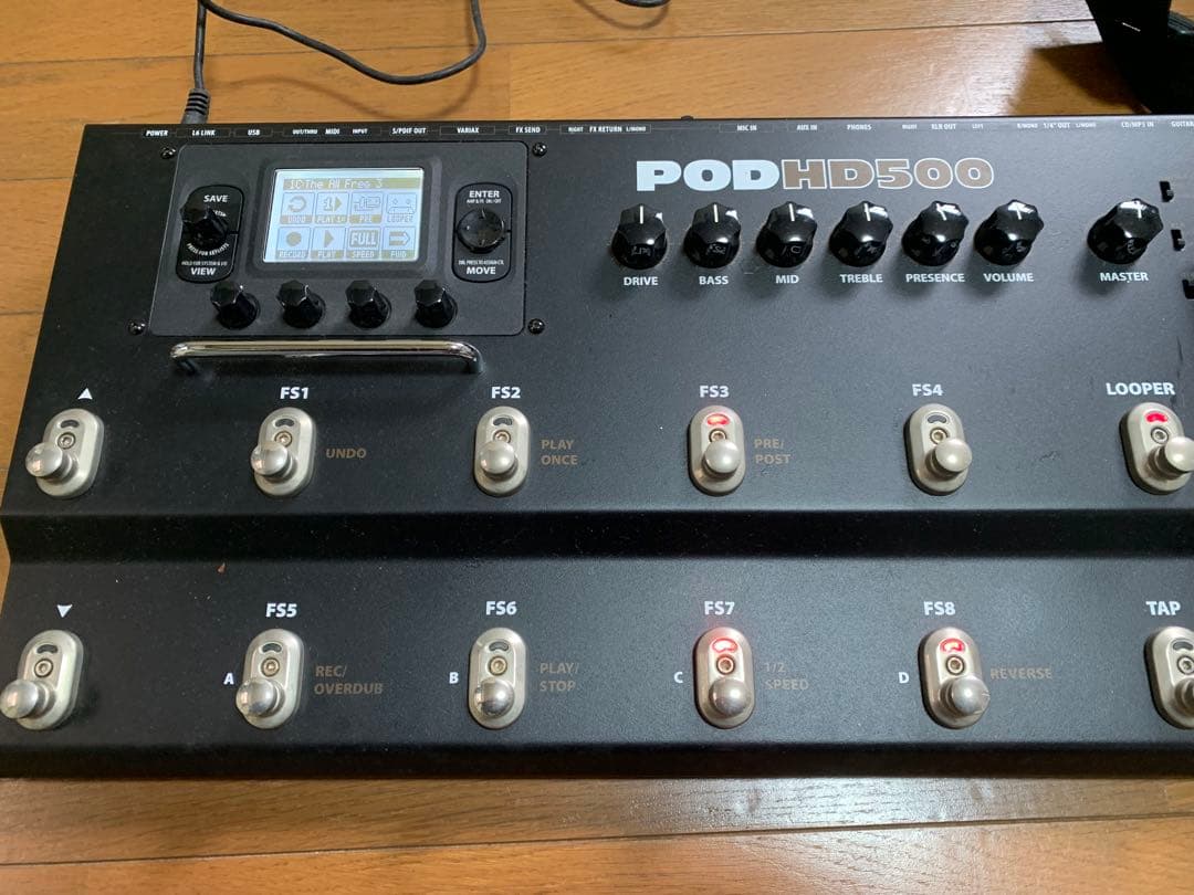 名機 Line 6 POD HD500 ギグバッグ&説明書 パーフェクトセット