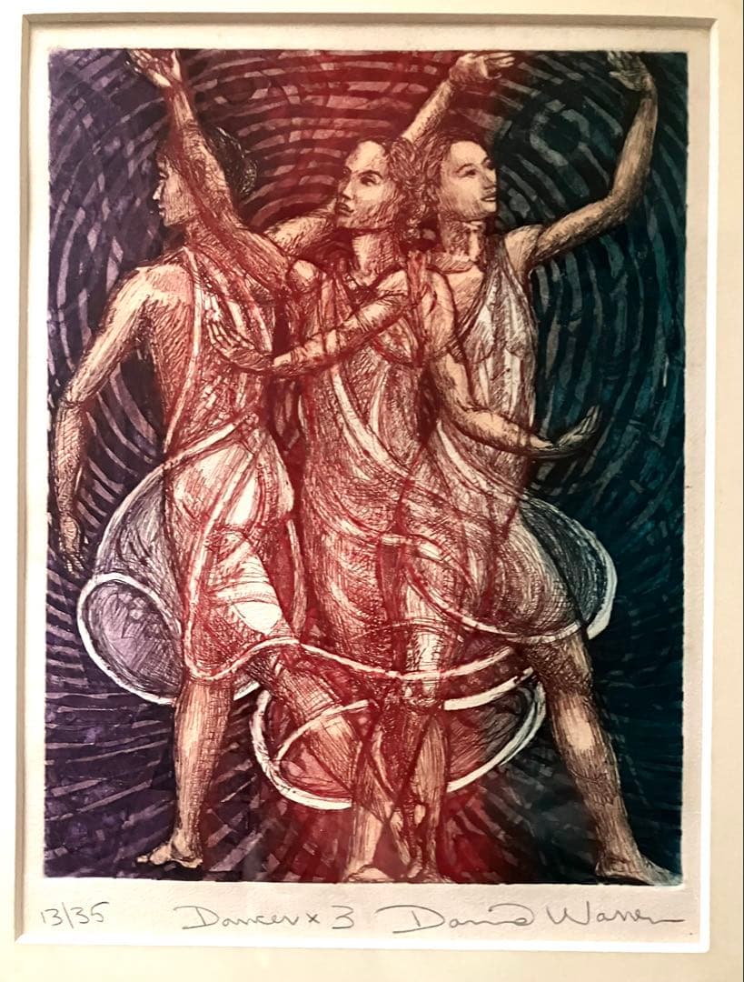 Dancer x 3 / David Warren リトグラフ 13/35