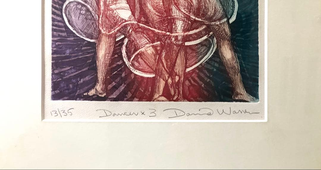 Dancer x 3 / David Warren リトグラフ 13/35
