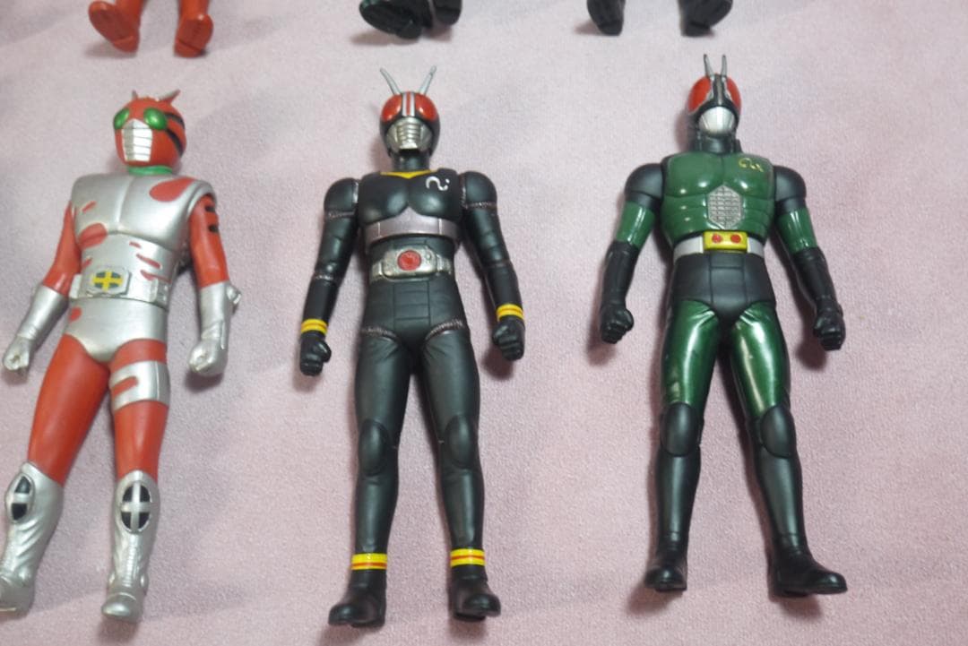 レジェンドライダーシリーズ　昭和シリーズ　ソフビ10体