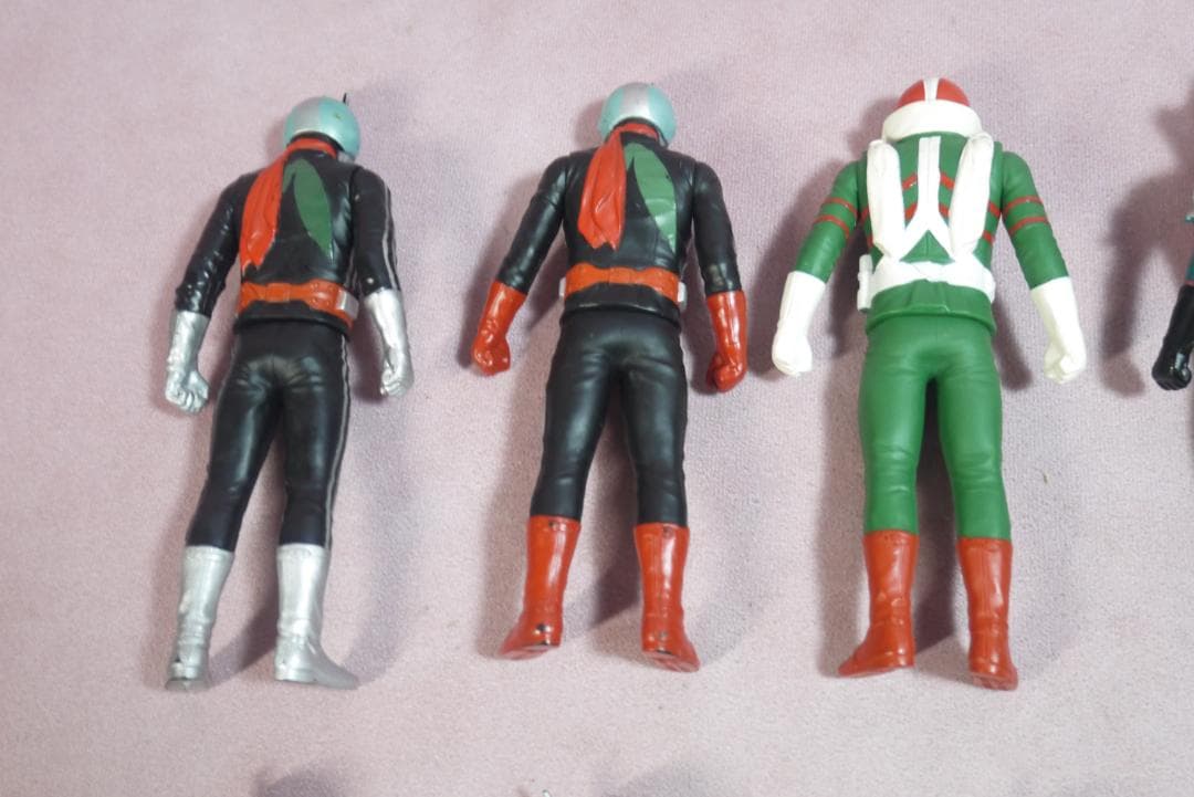 レジェンドライダーシリーズ　昭和シリーズ　ソフビ10体
