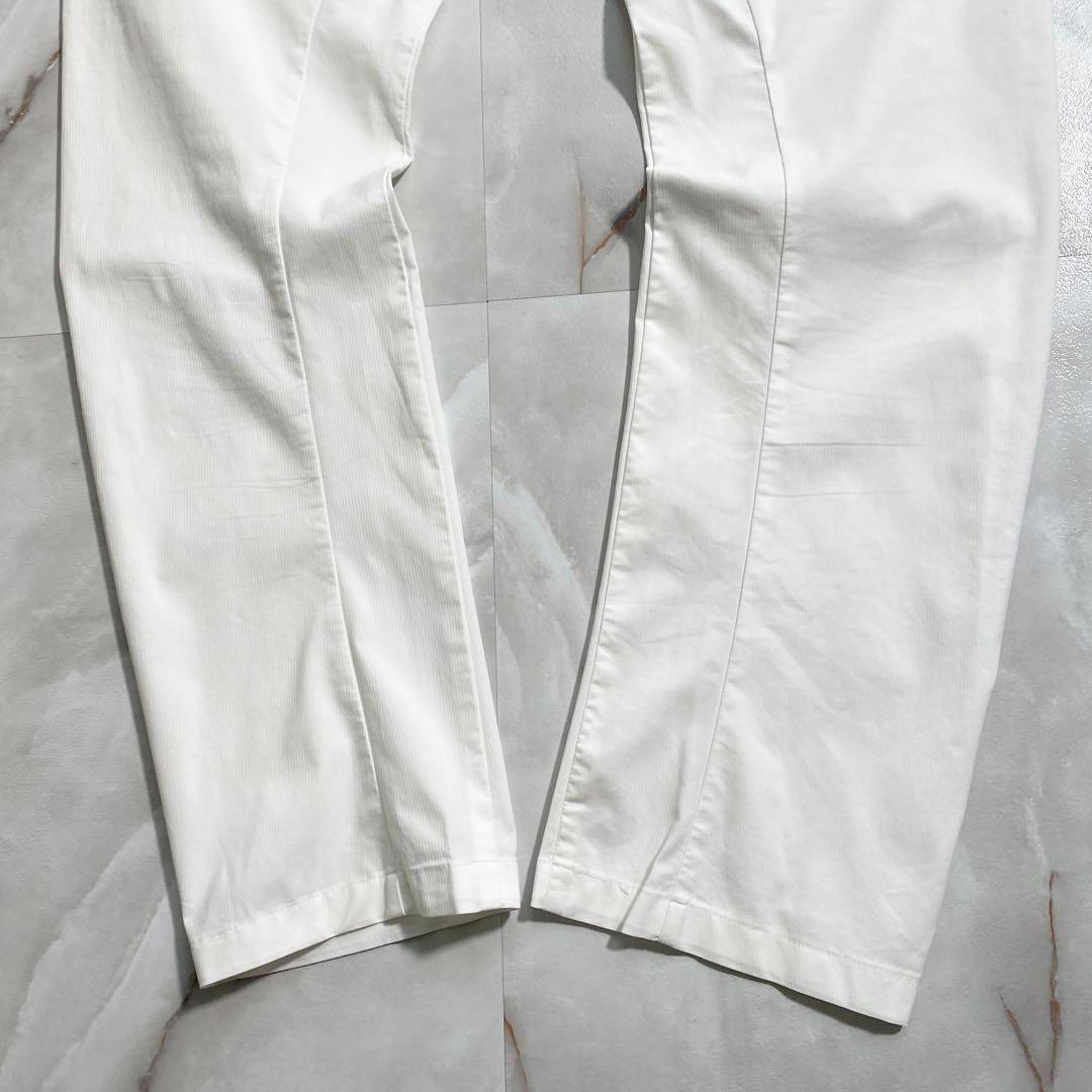 A16522 オークリーゴルフ 17ss メンズ スカル ロングパンツ 白W34