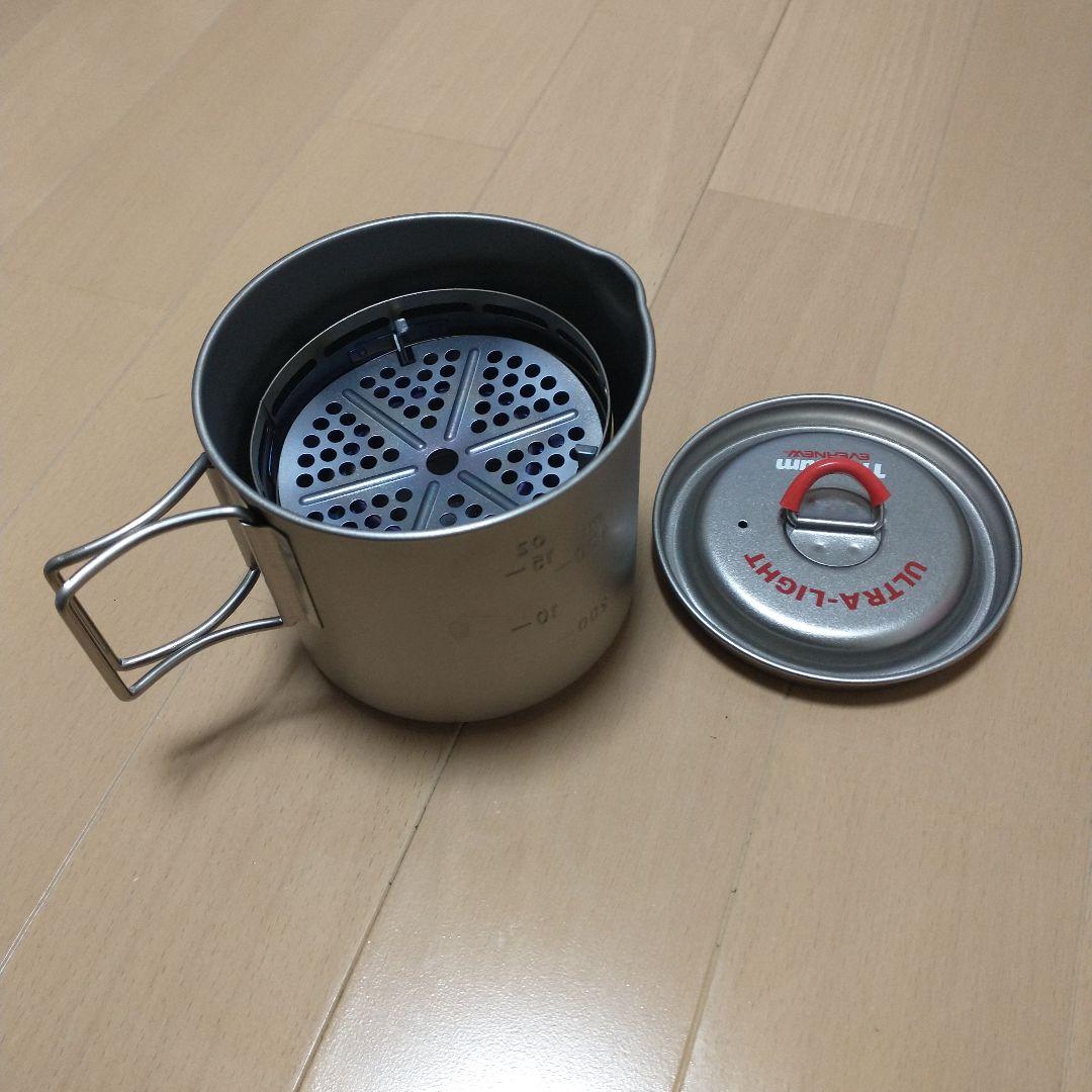 EYERNNEW ULTRA-LIGHT 0.5l チタン クッカーセット