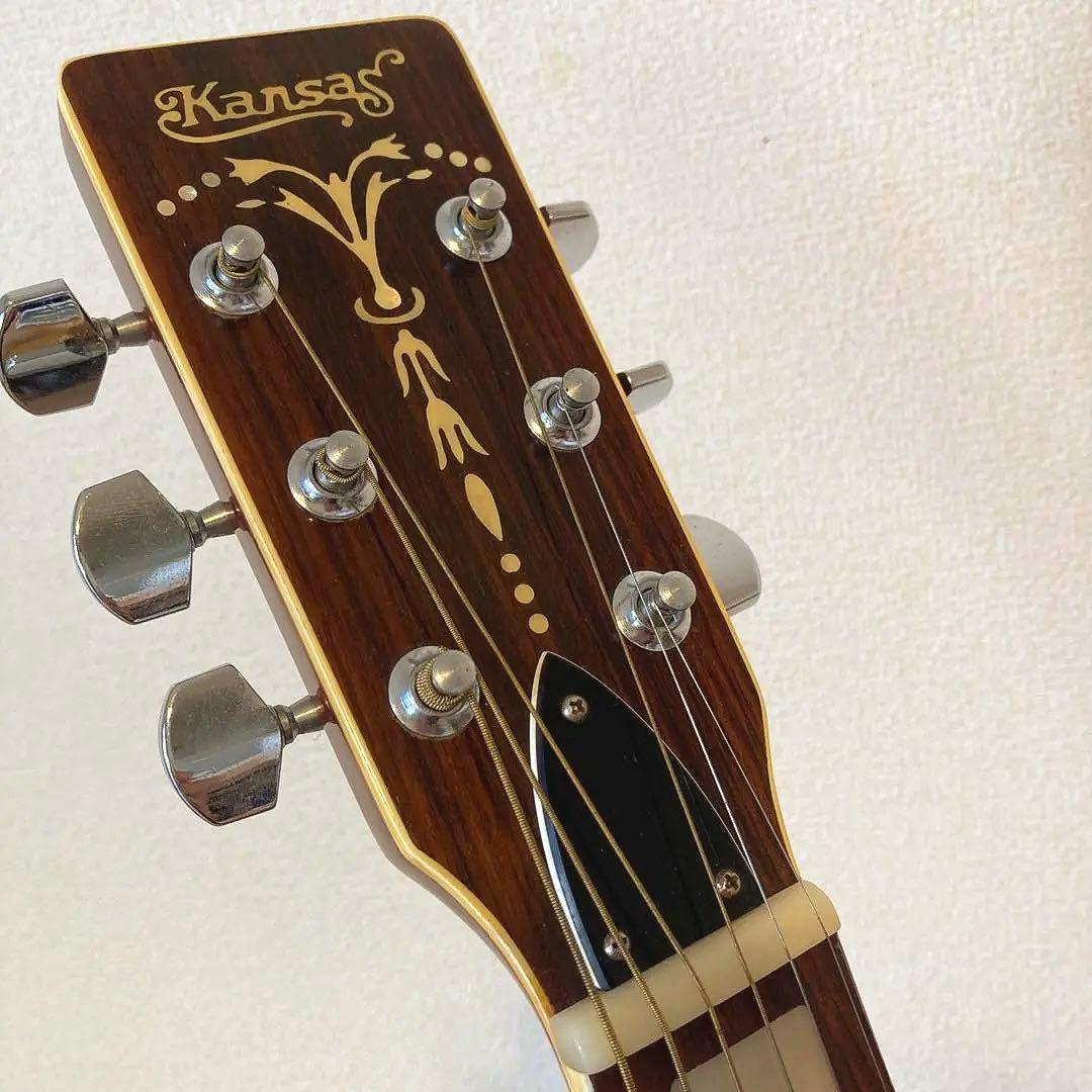 レア‼️木曽鈴木 アコースティックギター カンサス KW150 70's