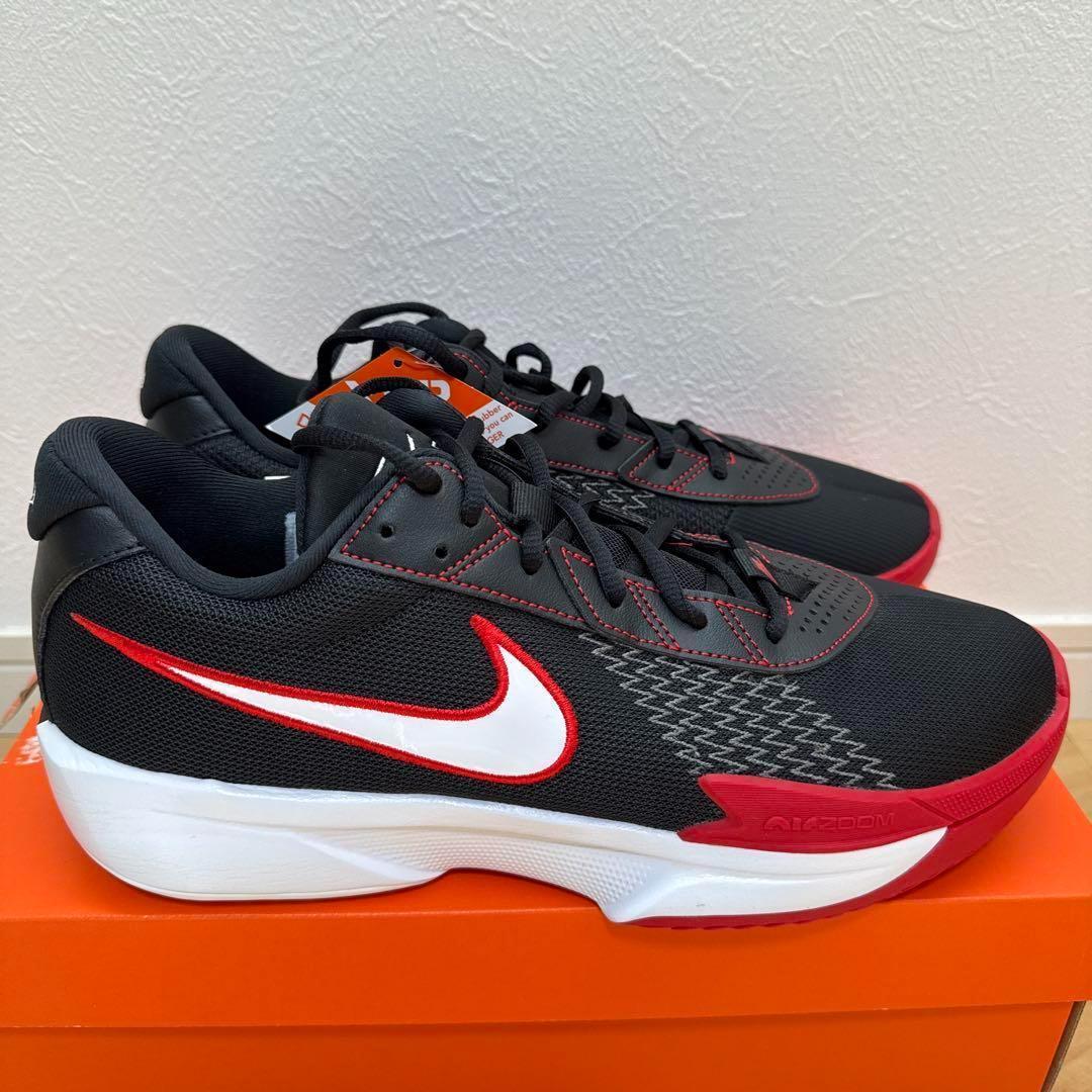 NIKE エアズームG.T.カットアカデミーEP バッシュ　黒赤28.5cm新品