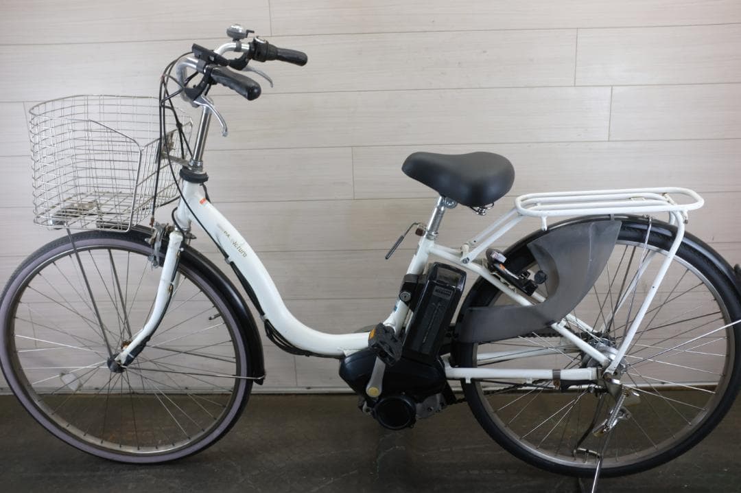 電動自転車ヤマハPAS　Natura 26インチ　3段　12.8Ah充電器あり