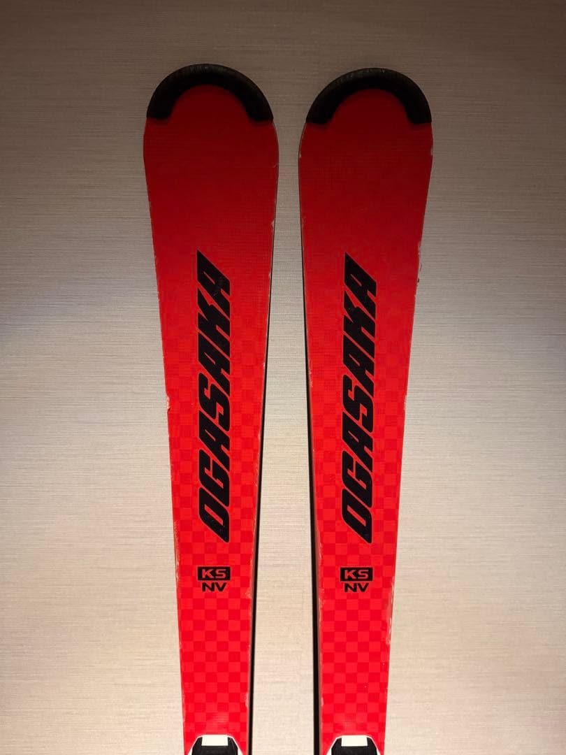 オガサカ KS-NV スキー板 バインディングチューンナップ済み160cm