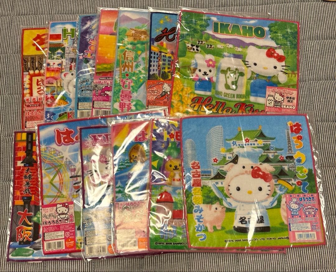 ご当地キティ　タオル　ハンカチ　まとめ