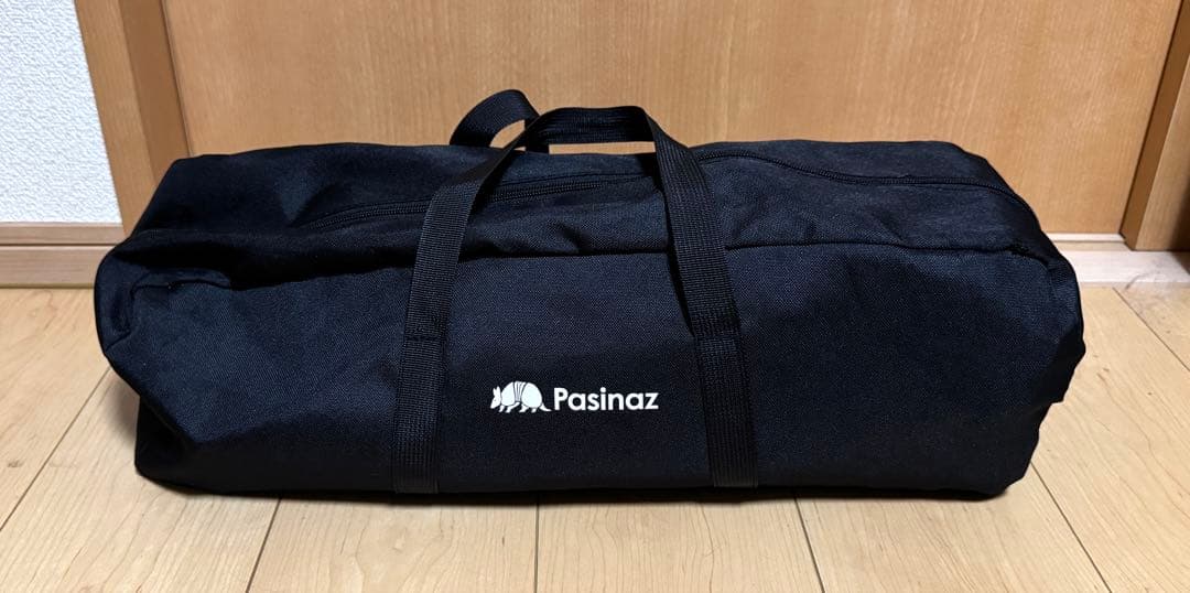 Pasinaz ハイ&ロー　コット ブラック　キャンプコット