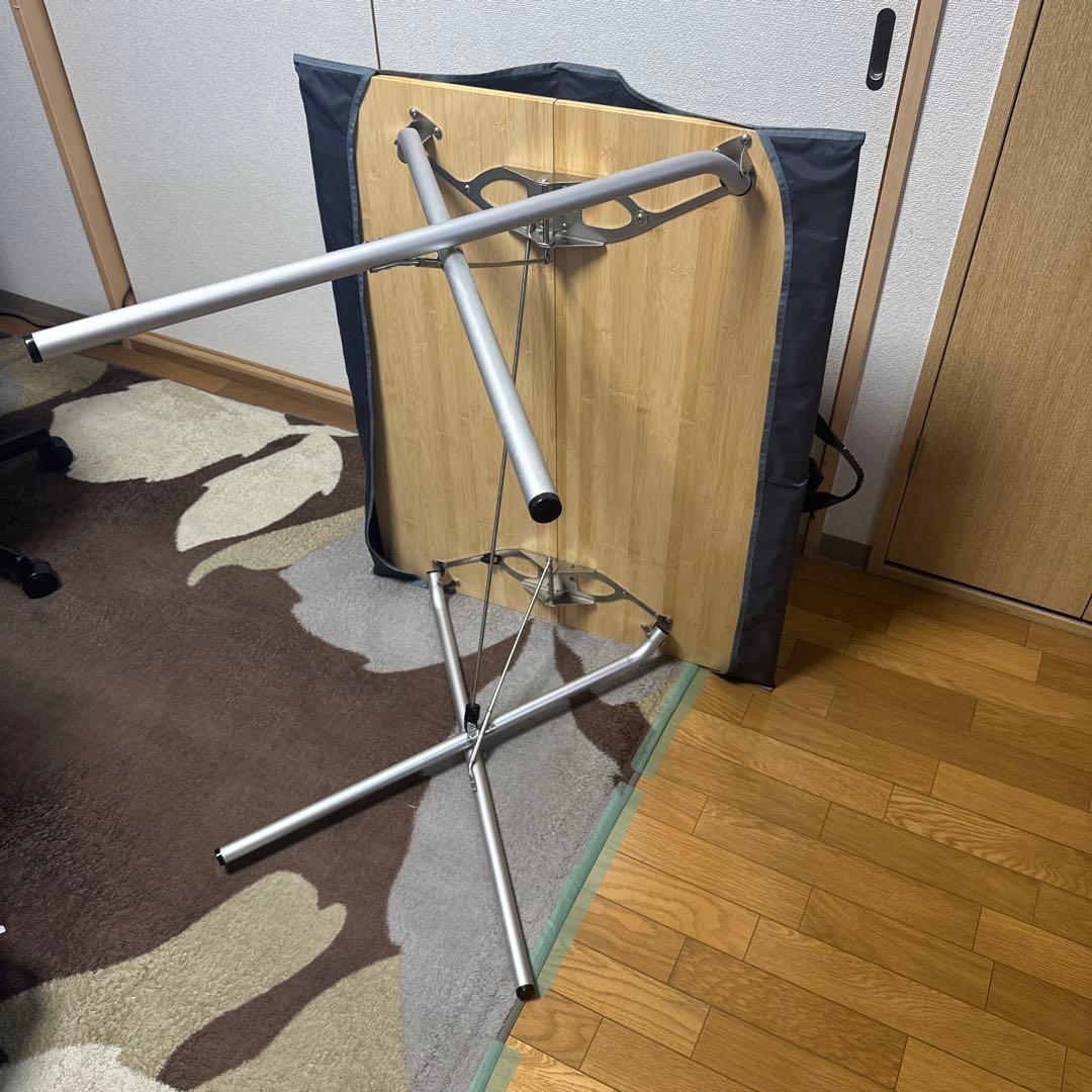 スノーピークpeak ワンアクションテーブル ロング竹 LV-015TR