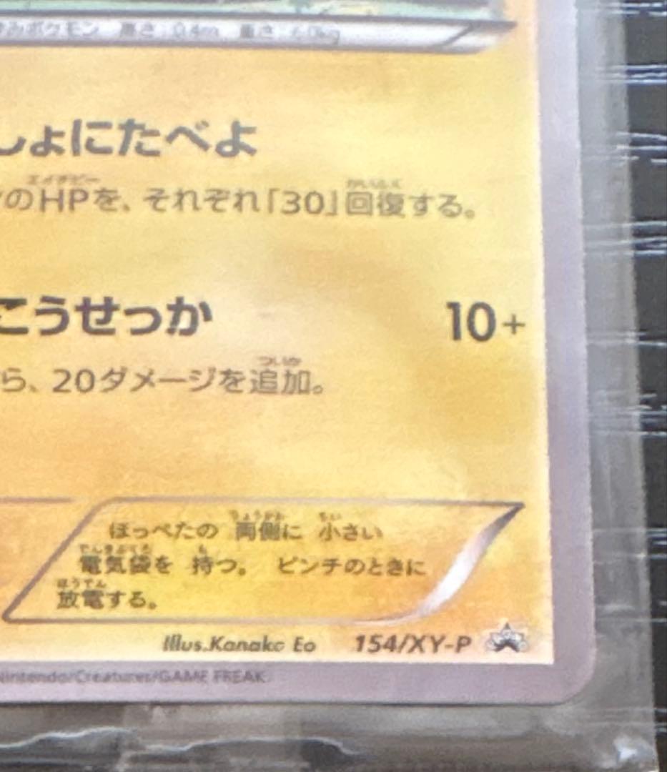 ポケモンカード ピカチュウ いっしょにたべよ プロモ 未開封