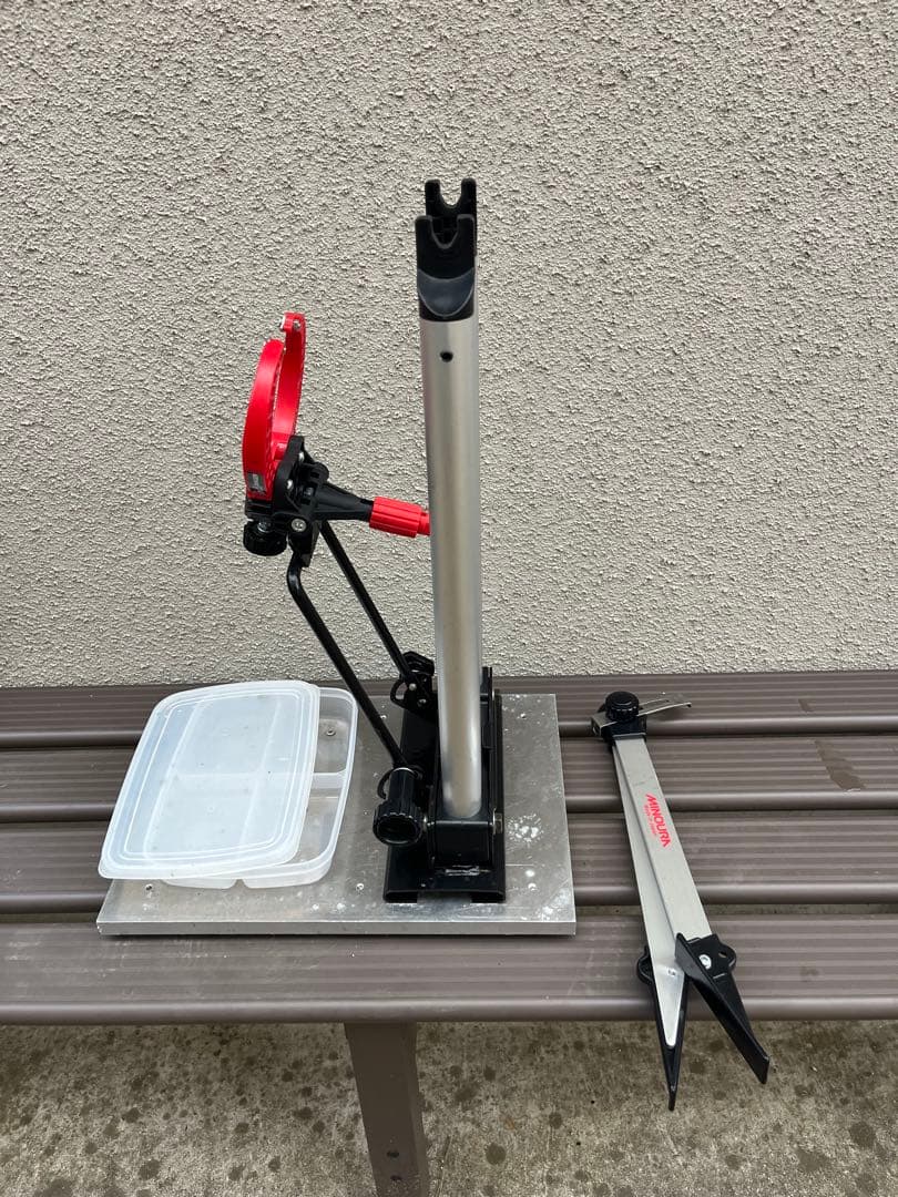 ミノウラ　振れ取り台　FT-1 アルミ台に取り付け品