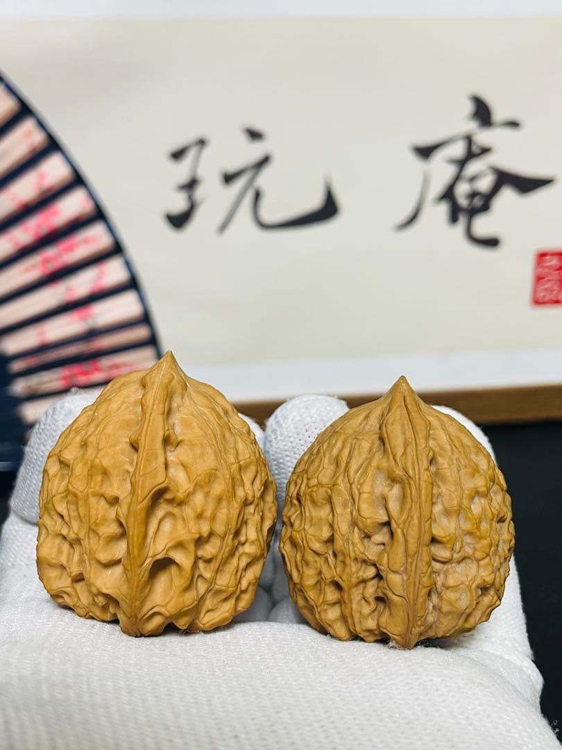 ❤️新入荷❤️No.653❤️文玩くるみ高級希少種センザンコウ（穿山甲）