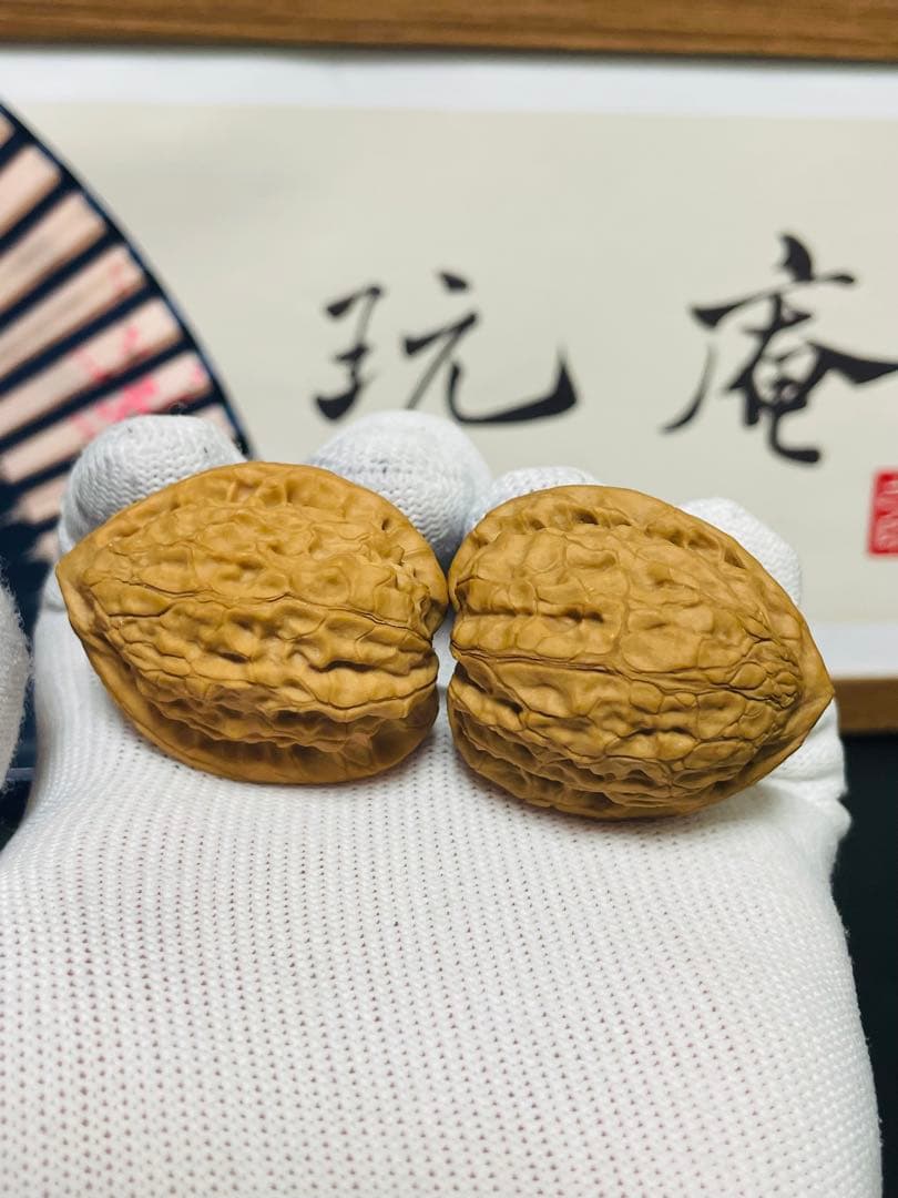 ❤️新入荷❤️No.653❤️文玩くるみ高級希少種センザンコウ（穿山甲）