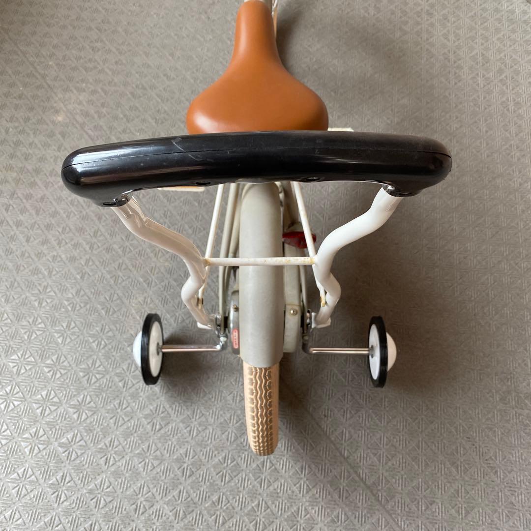 【送料込み】little tokyobike16インチ アイボリー 補助輪なし