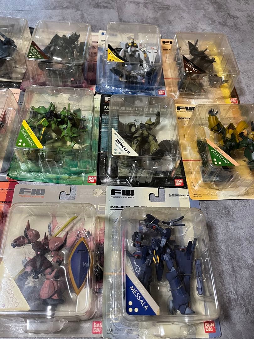 FW モビルスーツガンダム フィギュアセット　15個