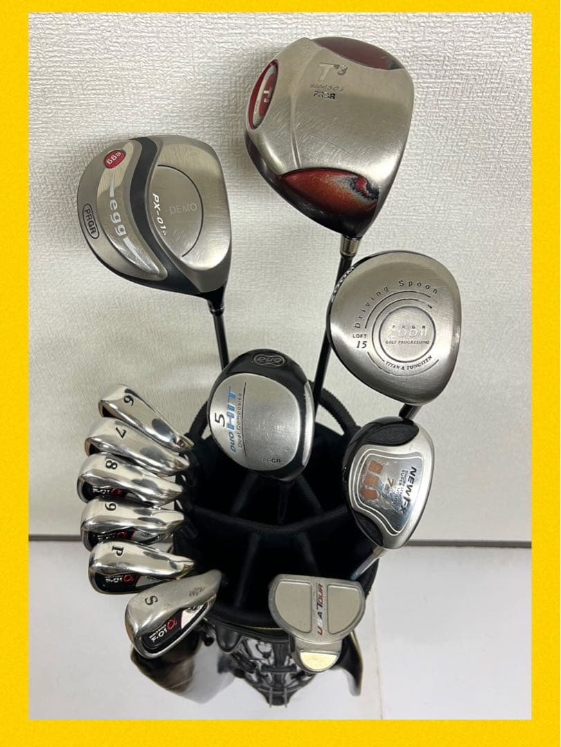 早い者勝ち！プロギアなど 激安ゴルフクラブセット⛳️ドライバー2本付きで超お得！
