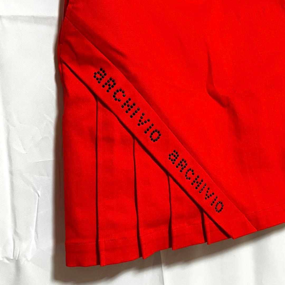 【新品未使用】archivioオレンジスカート　38