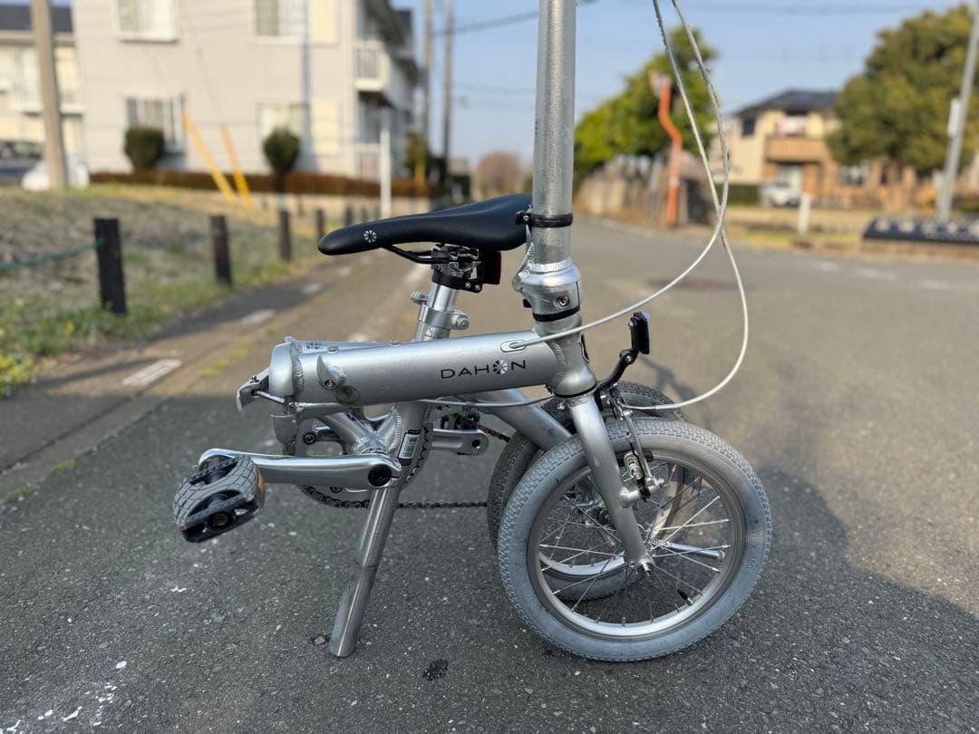 DAHON Dove Plus 折りたたみ自転車 軽量 シルバー 美品