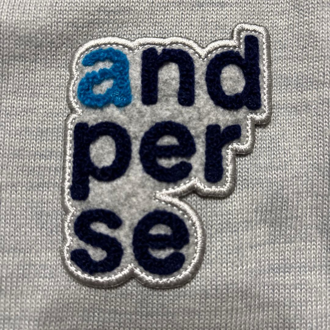 and per se グレー ジップアップジャンパー