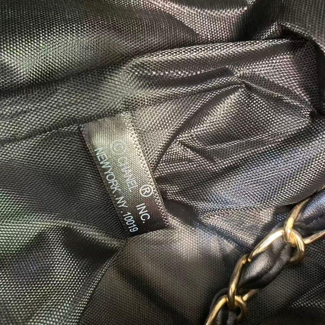 CHANEL ノベルティ ストライプ トートバッグ チェーン 大容量
