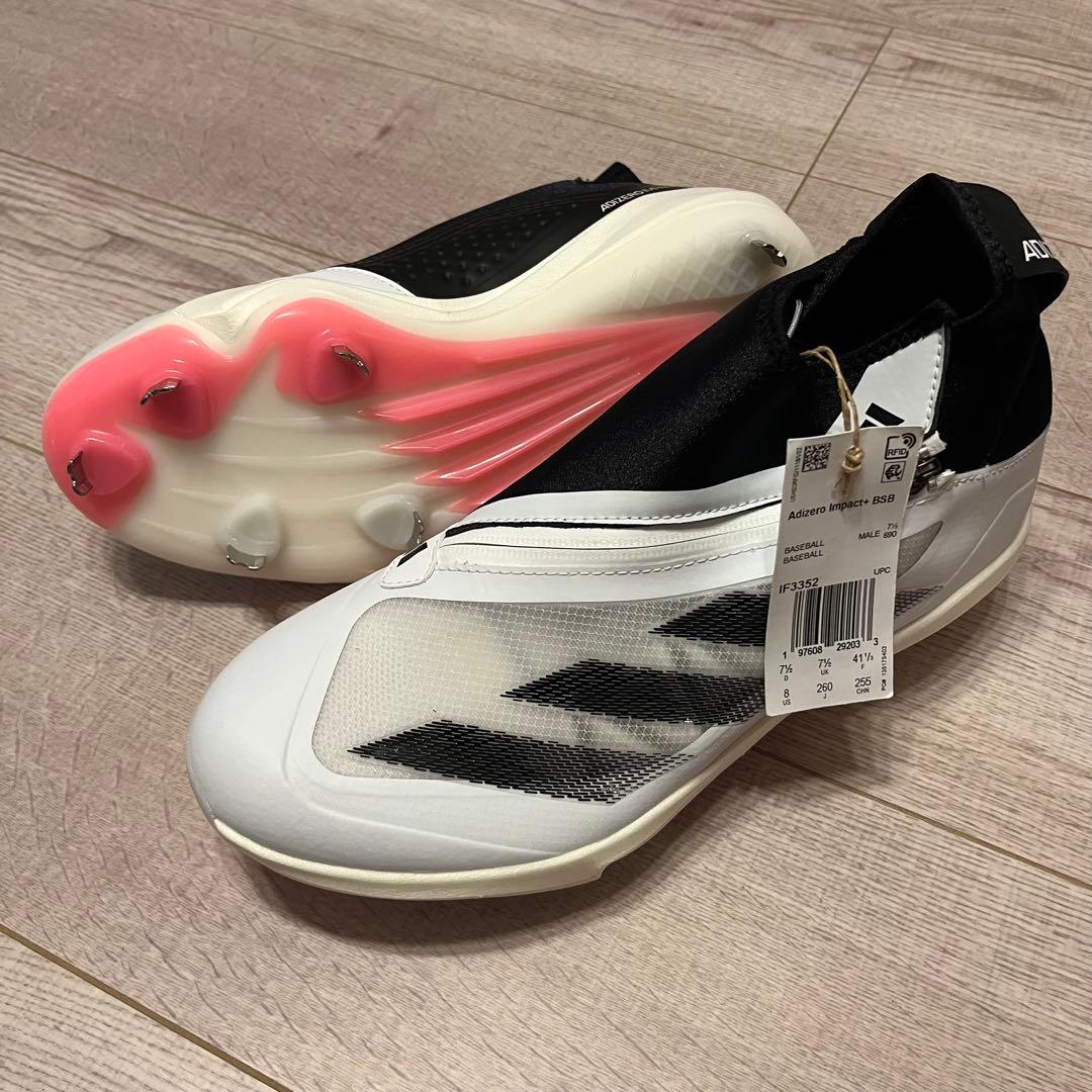 adidas Adizero Impact+ BSB 25.5cm スパイク