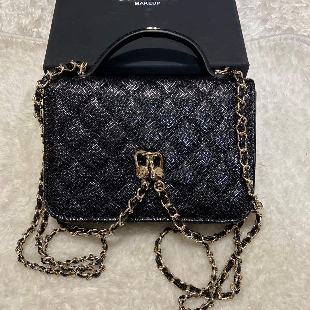 CHANEL ノベルティハンドバッグ•チェーンショルダー・リュック3wayバッグ