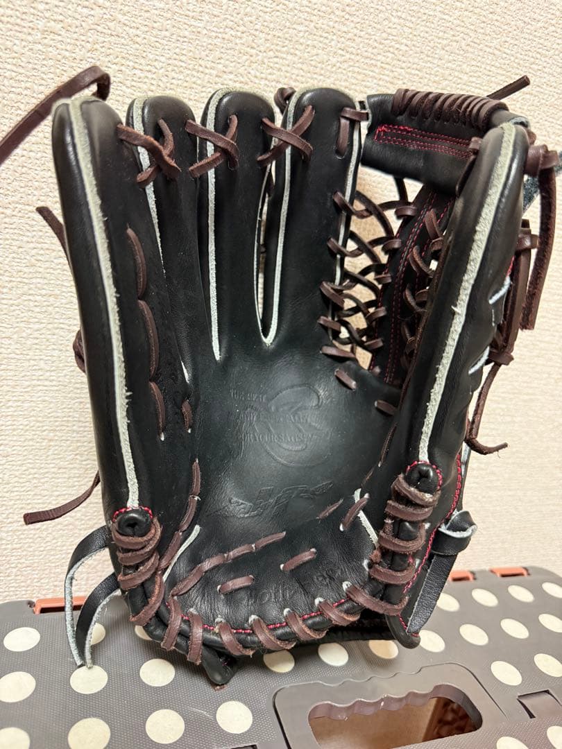 ハタケヤマ　軟式　オーダーグラブ　左投げ　外野用