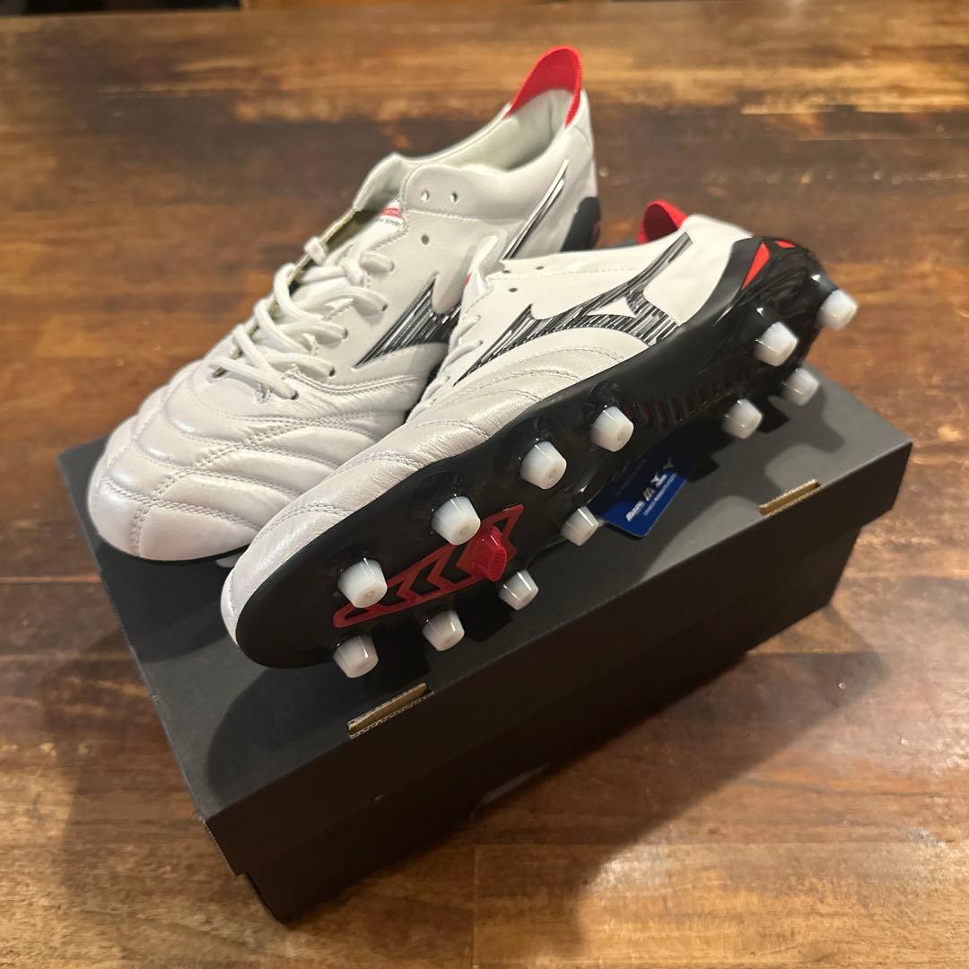 Mizuno スパイクシューズ ホワイト/レッド