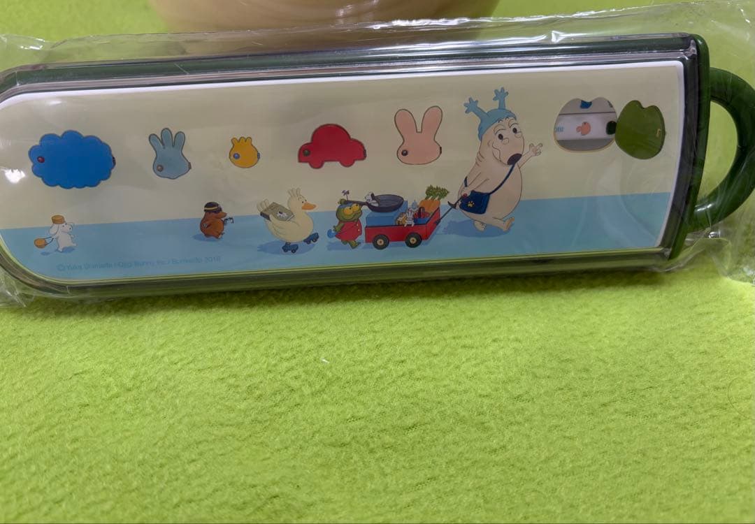 バムとケロ　カフェボウル　ポストカード　スプーン箸セット　ケロちゃんS