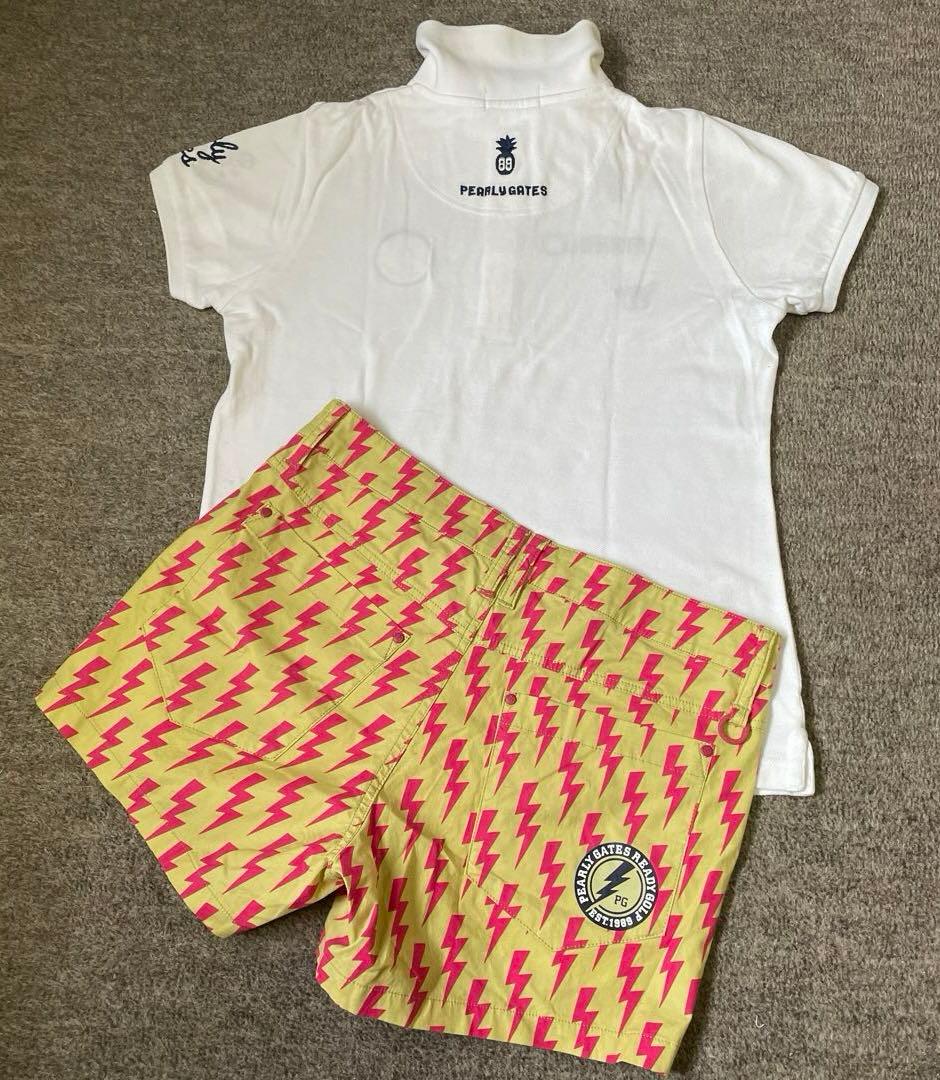パーリーゲイツ　ウエア　ショートパンツ　セットアップ