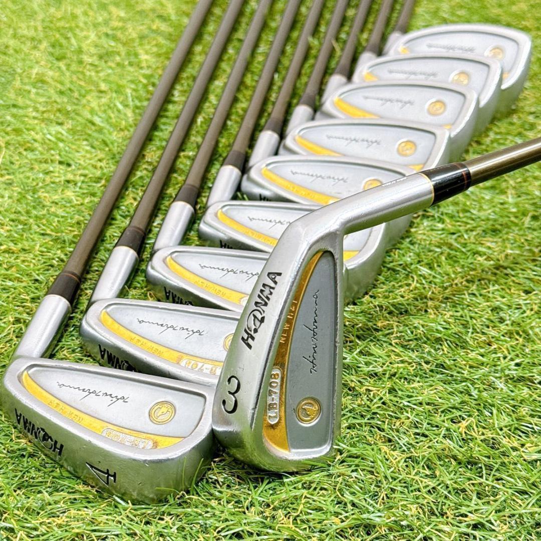 HONMA ホンマ LB-708 アイアンセット 金モグラ 金帯 【K491】
