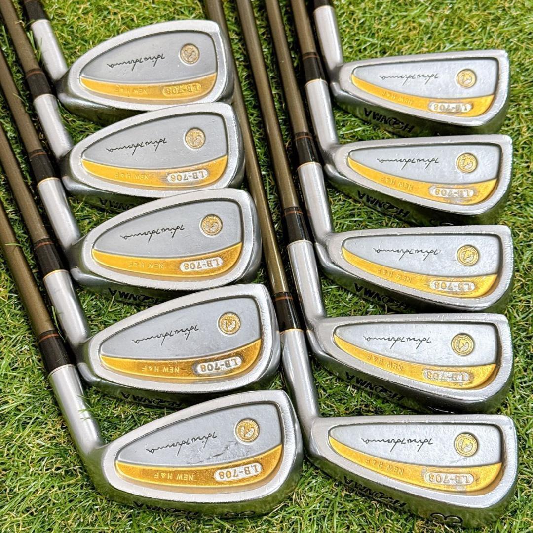 HONMA ホンマ LB-708 アイアンセット 金モグラ 金帯 【K491】