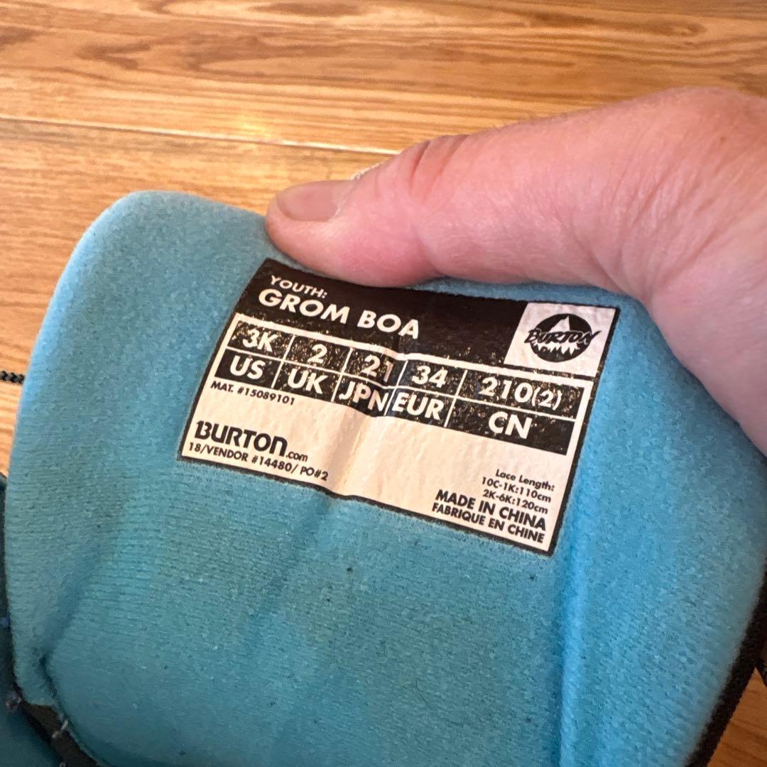 Burton Grom Boa スノーボードブーツ 21.0cm