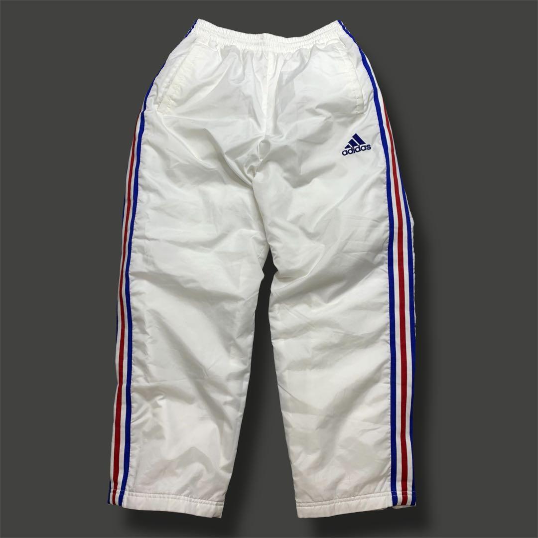 90s アディダス セットアップ ナイロンジャケット ナイロンパンツ 3本線