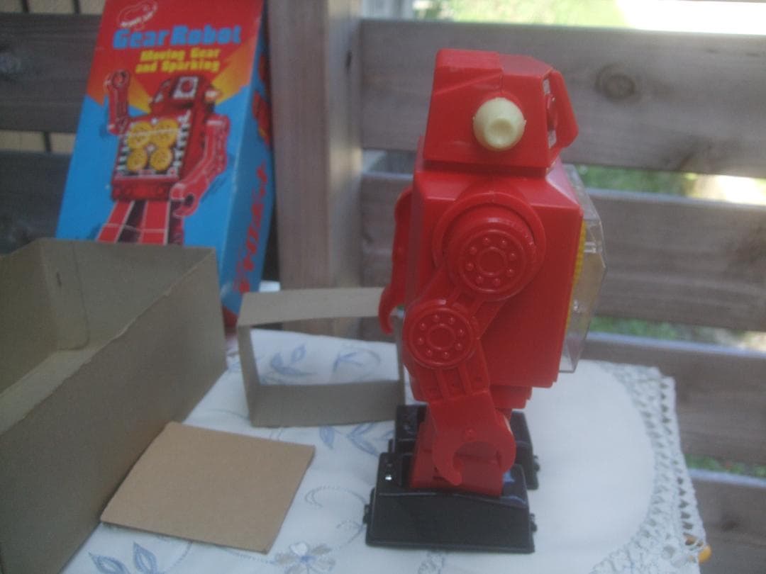 当時物★ニュー　ギヤロボット堀川玩具★ゼンマイ式★未使用
