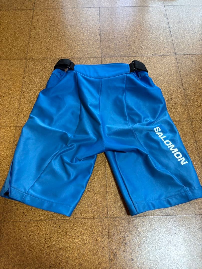 SALOMON スキー用ショーツ ブルー