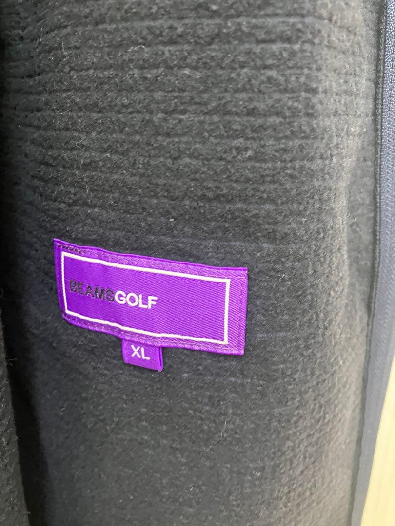 BEAMS GOLF テクノ フリース ストレッチ ジップベスト　XL