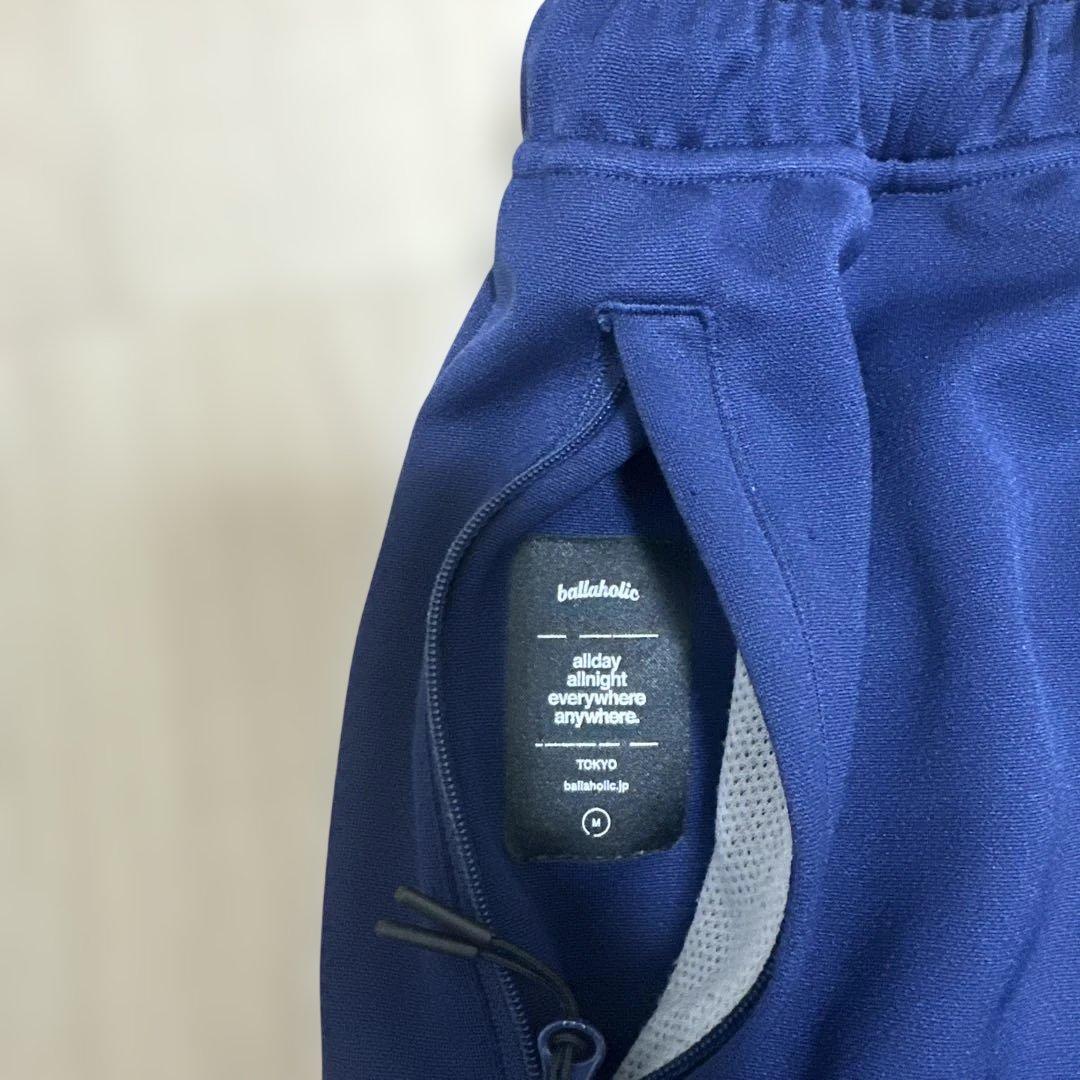 ballaholic logo jersey pants ネイビー　mサイズ