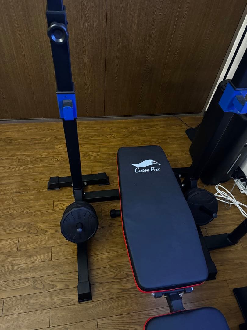 トレーニングベンチ、バーベルセット