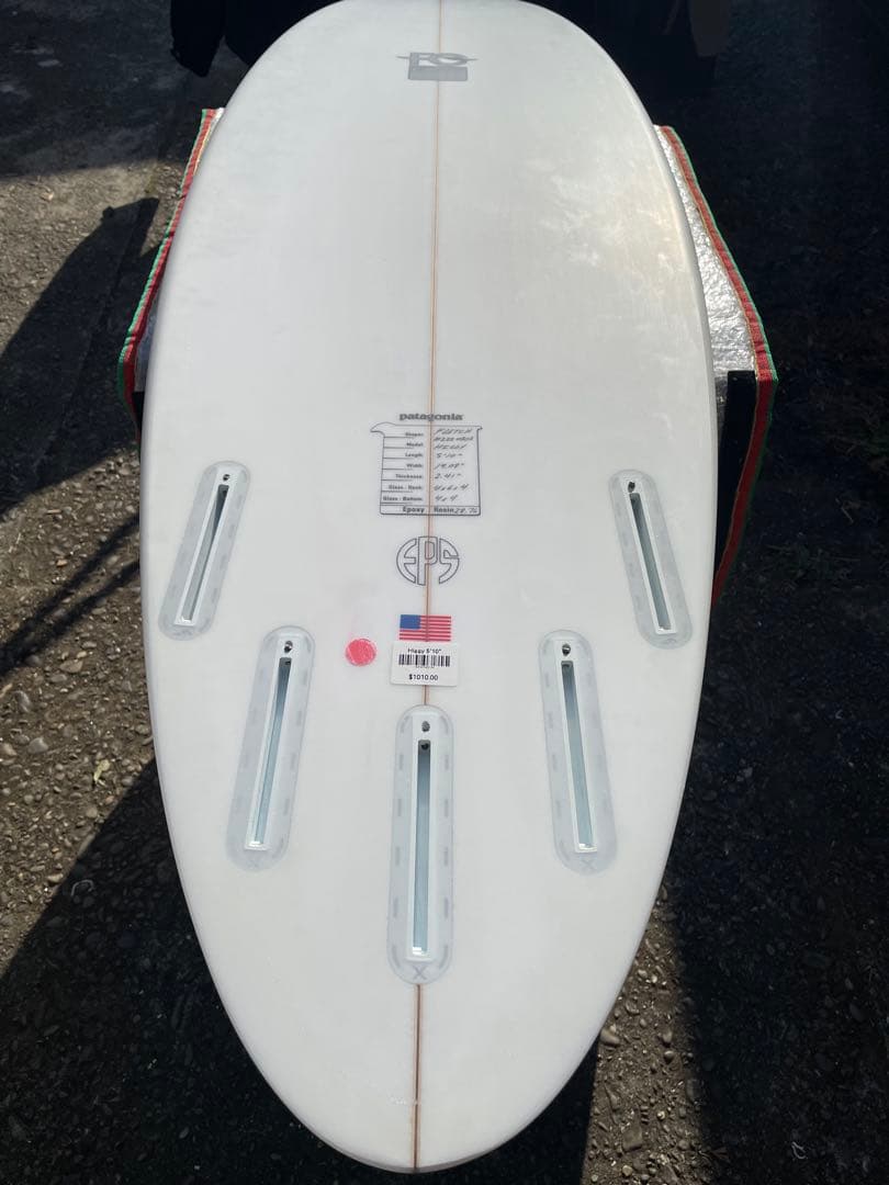 FCD Surfboards HIGGY 5'10\" パタゴニア　フィン付き