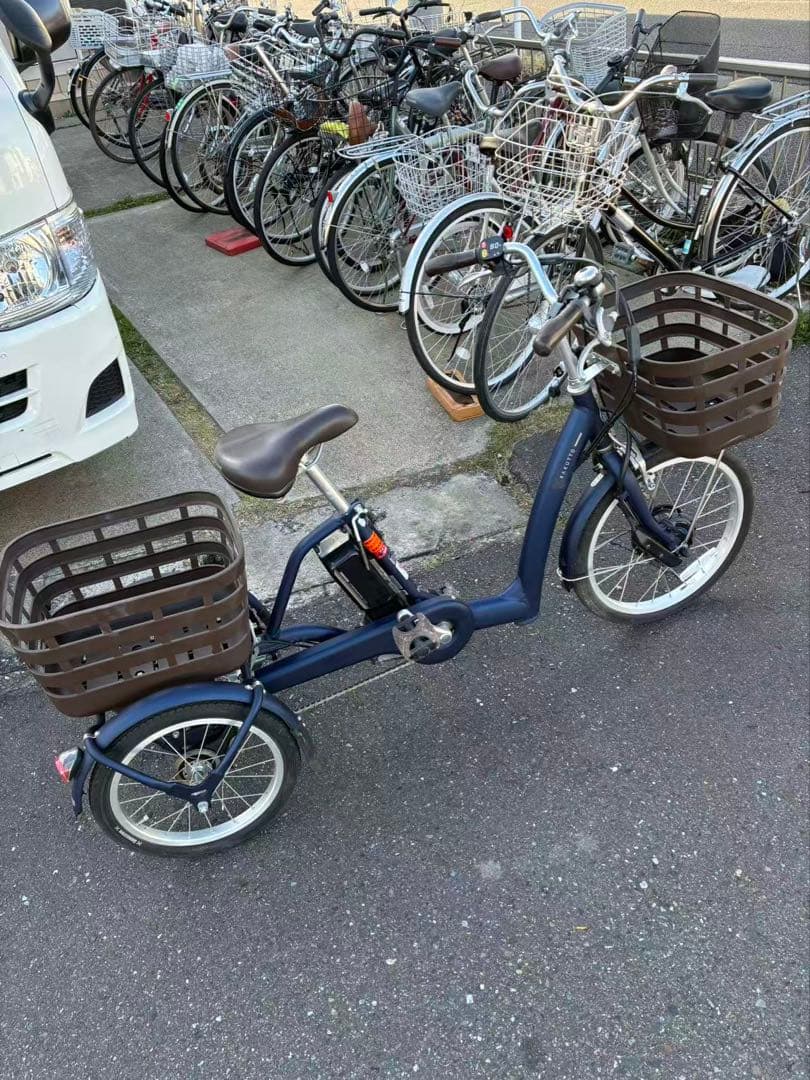 電動三輪車 ブリヂストン ラクットワゴン 電動アシスト 【引き取り限定】