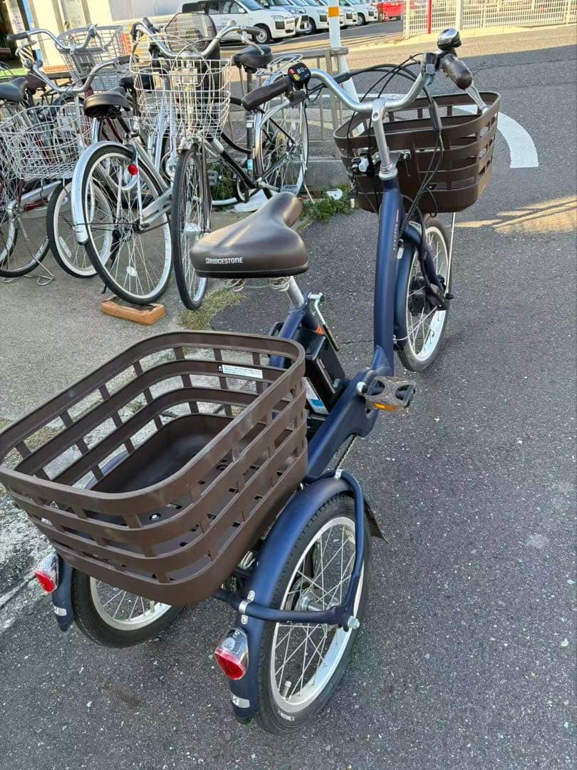 電動三輪車 ブリヂストン ラクットワゴン 電動アシスト 【引き取り限定】