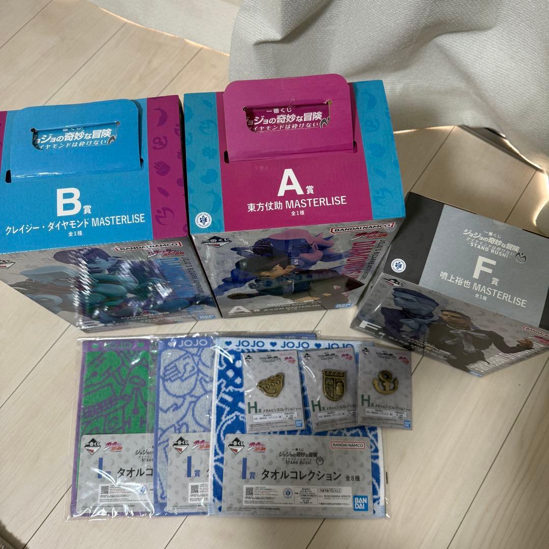 一番くじ ジョジョの奇妙な冒険 ダイヤモンドは砕けない A賞 B賞 F賞