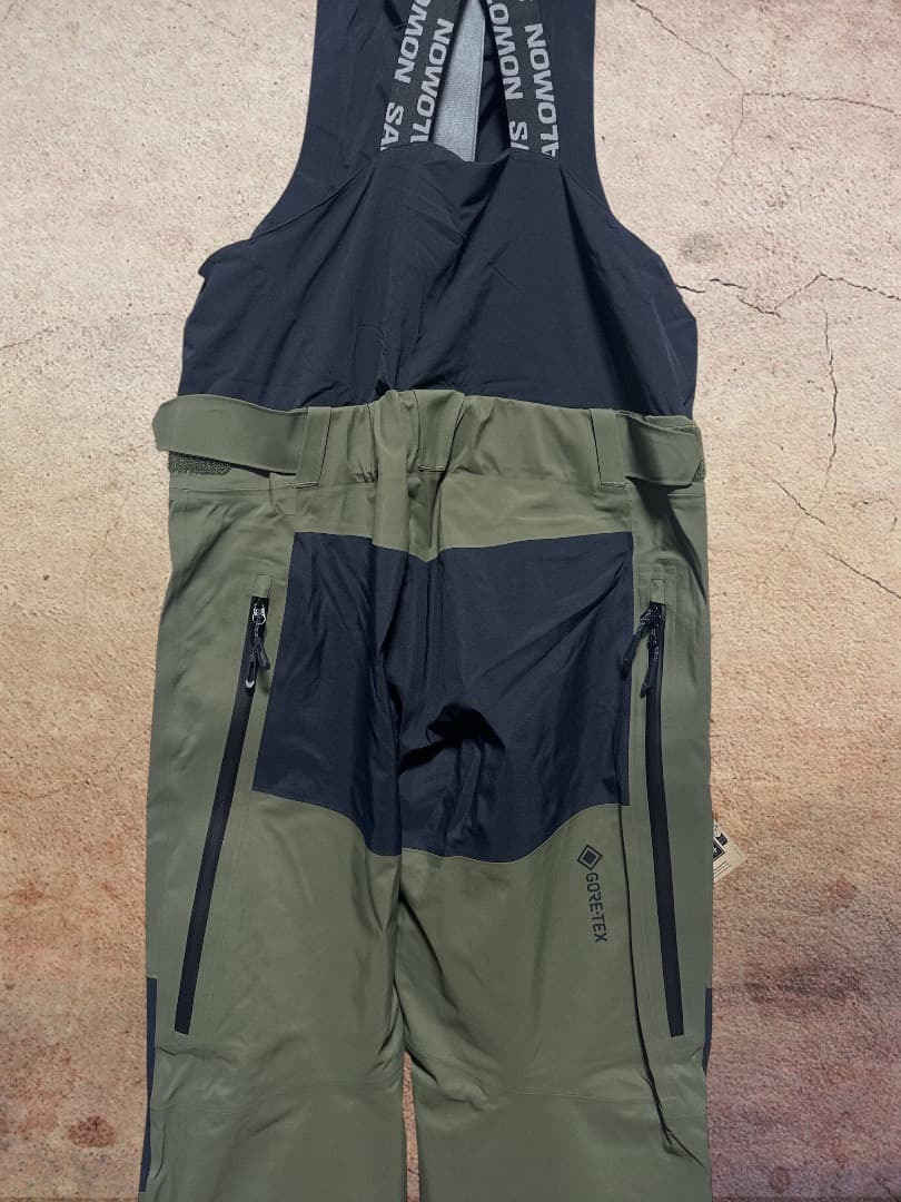 サロモン メンズ シェルビブパンツ M MOON PATROL GORETEX