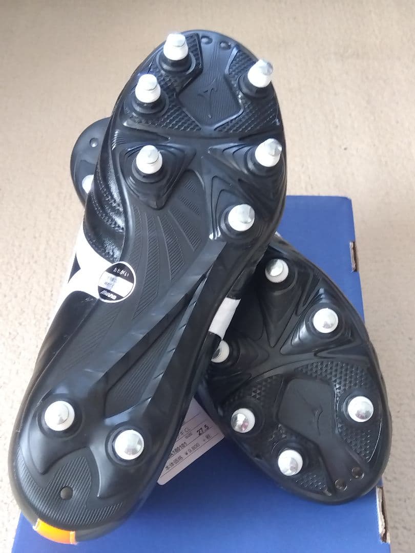 ラグビースパイク／ミズノ／28.5／黒／R1GA180101／新品・未使用品